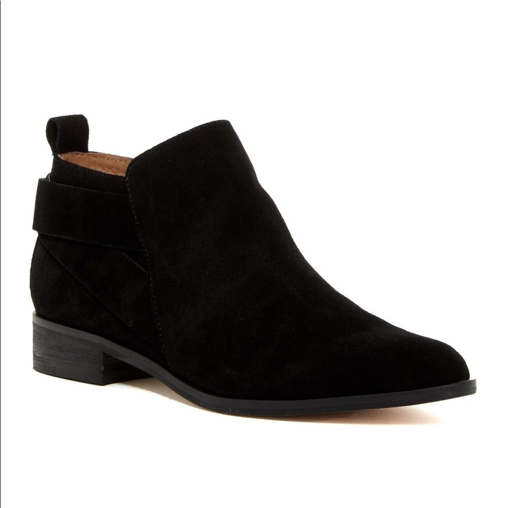 Black CC Corso Como Suede Booties Size 7